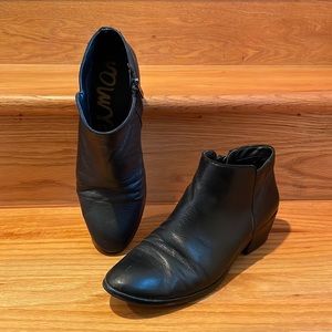 Sam Edelman Petty Bootie Black Leather Women’s size 10